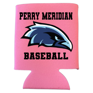 Perry Meridian Baseball Pink Koozie